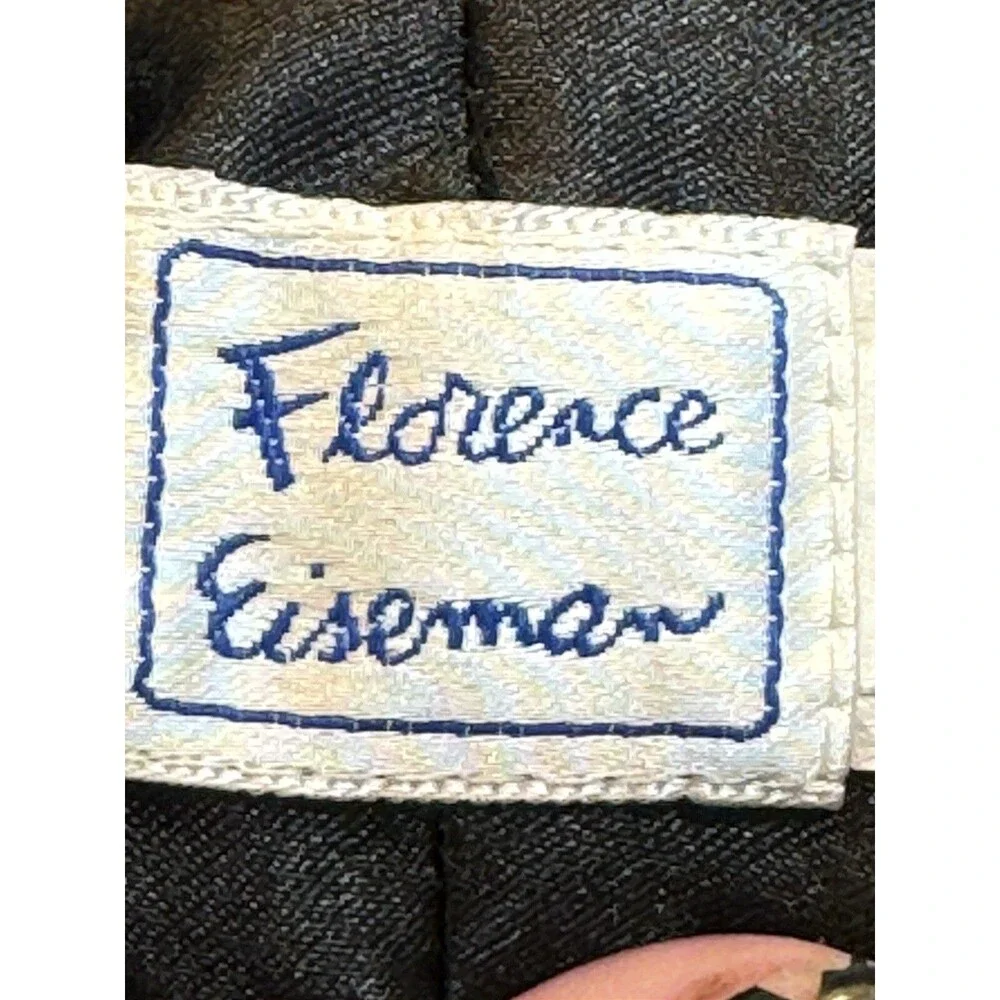 FLORENCE EISEMAN Black Faux Fur Muff Style Hat Girls Size 4/6X